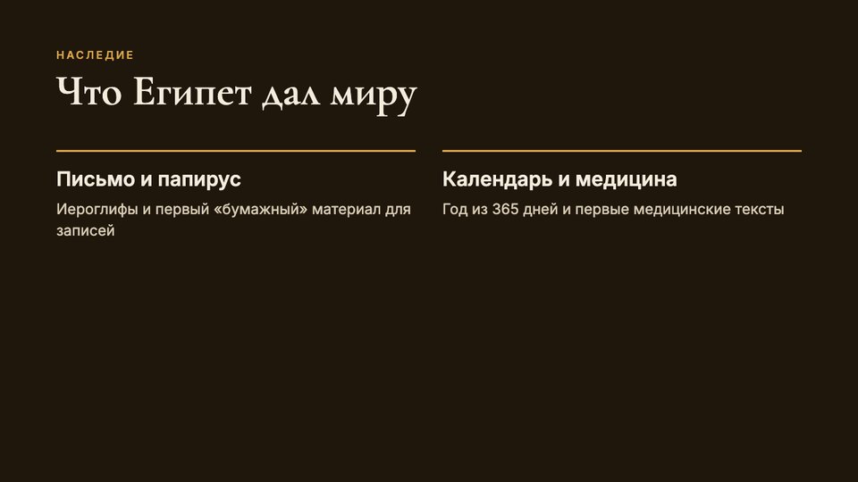 Слайд 4 презентации «Древний Египет»